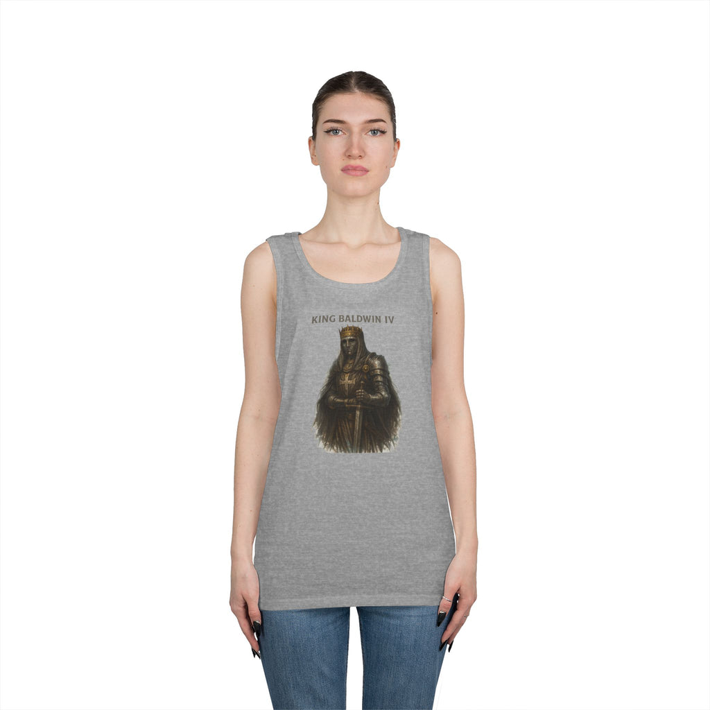 King Baldwin IV Unisex Heavy Cotton Tank Top