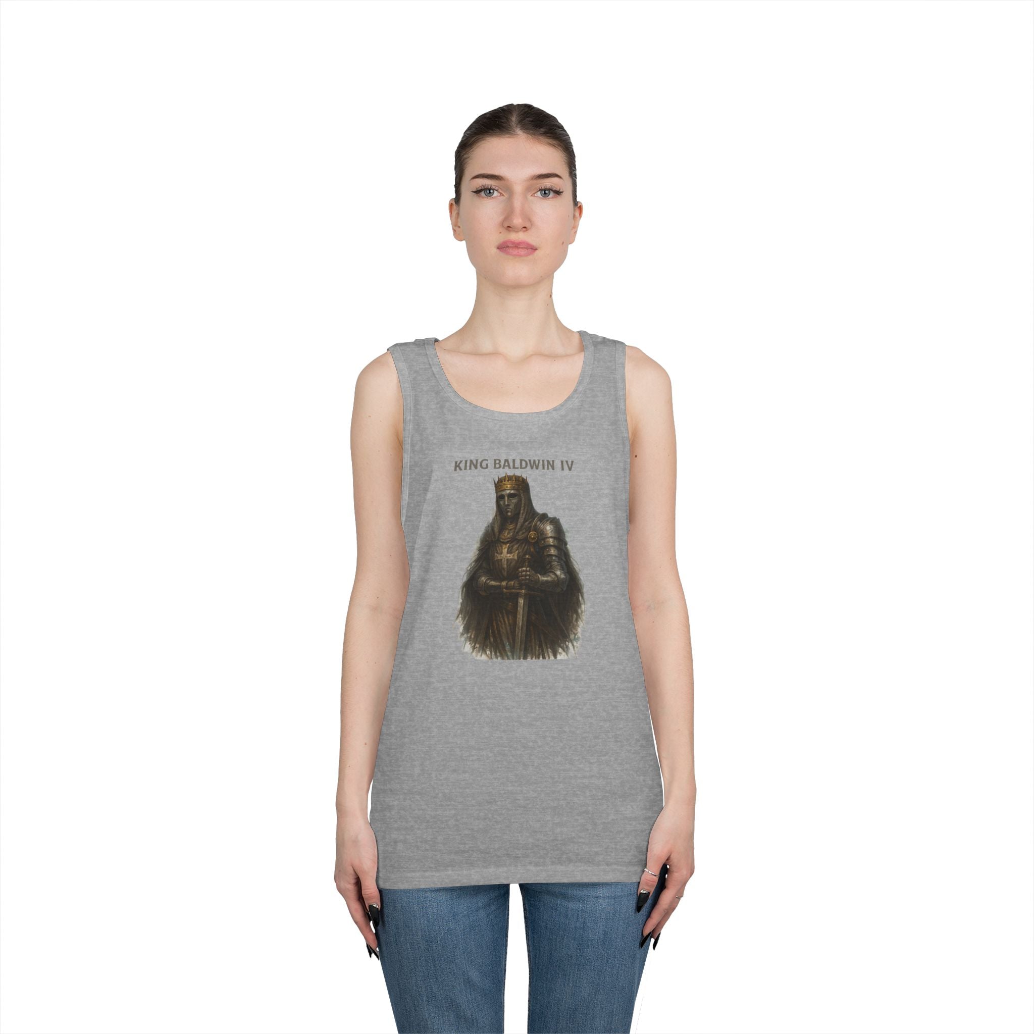 King Baldwin IV Unisex Heavy Cotton Tank Top