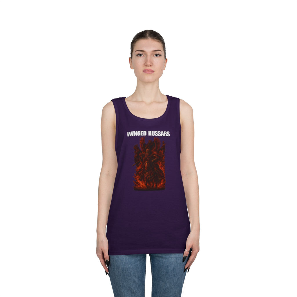 Winged Hussars Fiery Heavy Cotton Tank Top