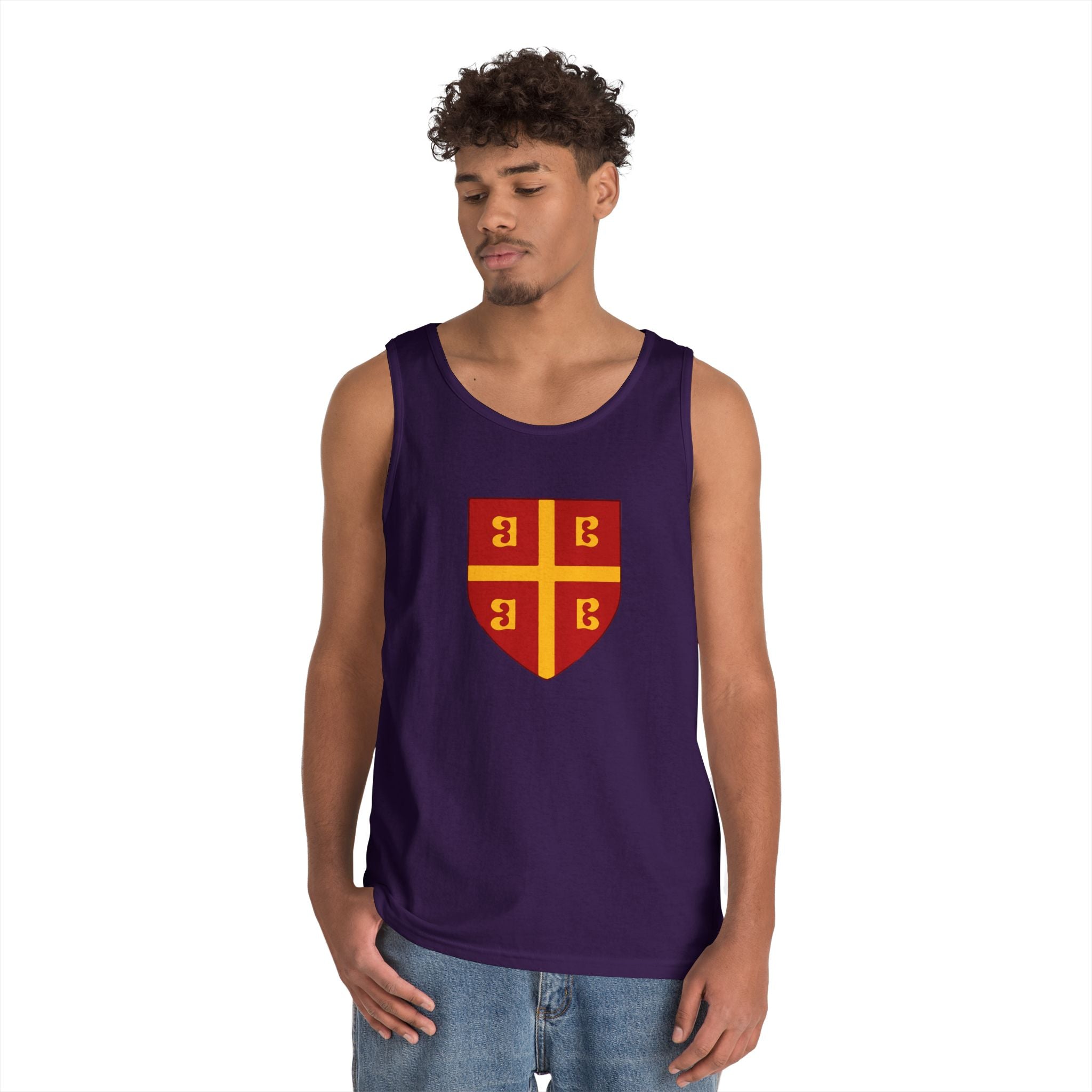 Byzantine Shield Crest Unisex Heavy Cotton Tank Top