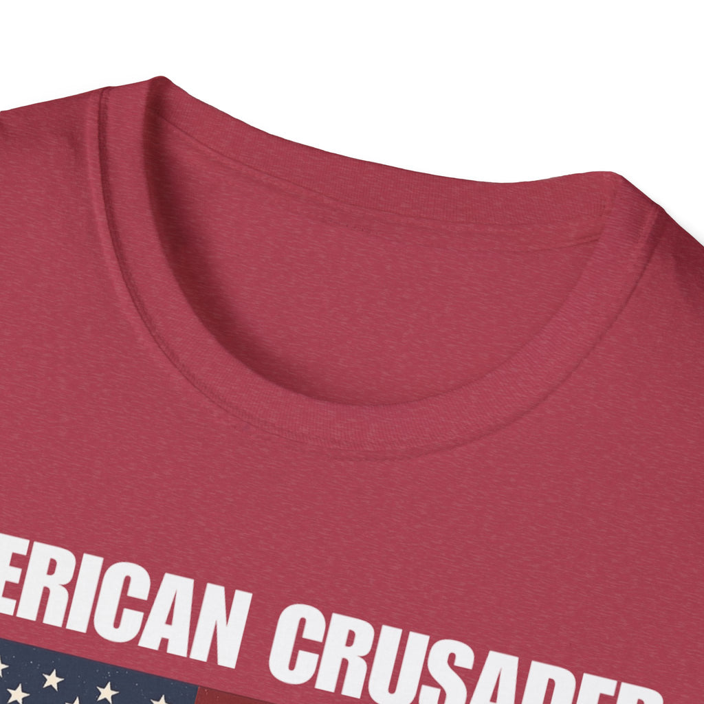 American Crusader Alt Color Design Softstyle Cotton T-Shirt