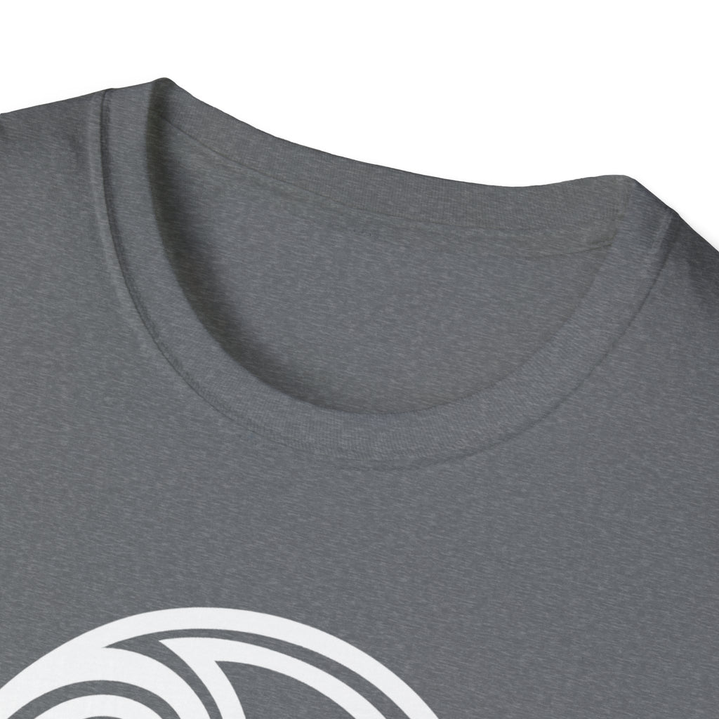 Triskele Trinity Symbol White Design Softstyle T-Shirt