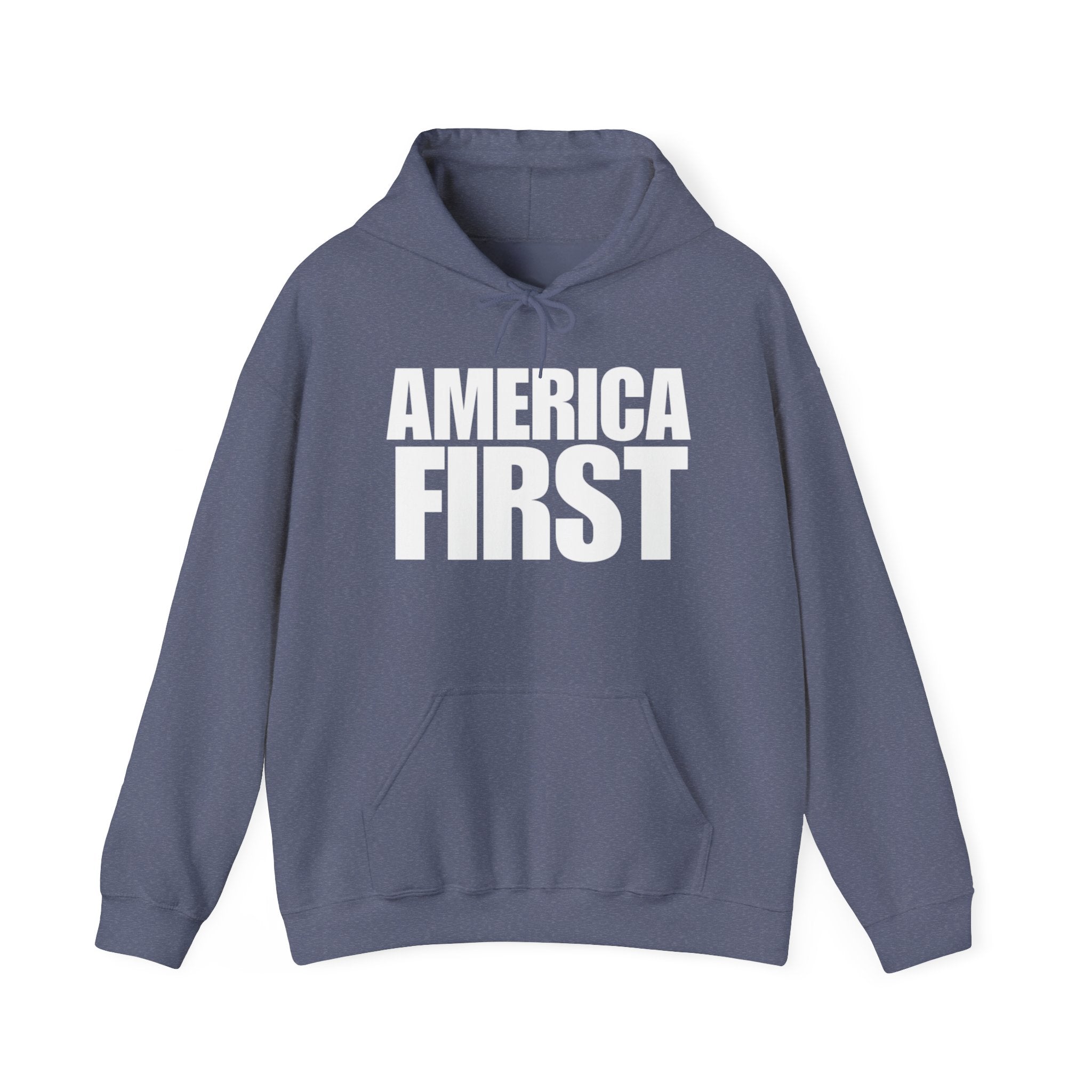 America First Pull Over Hoodie Sweatshirt