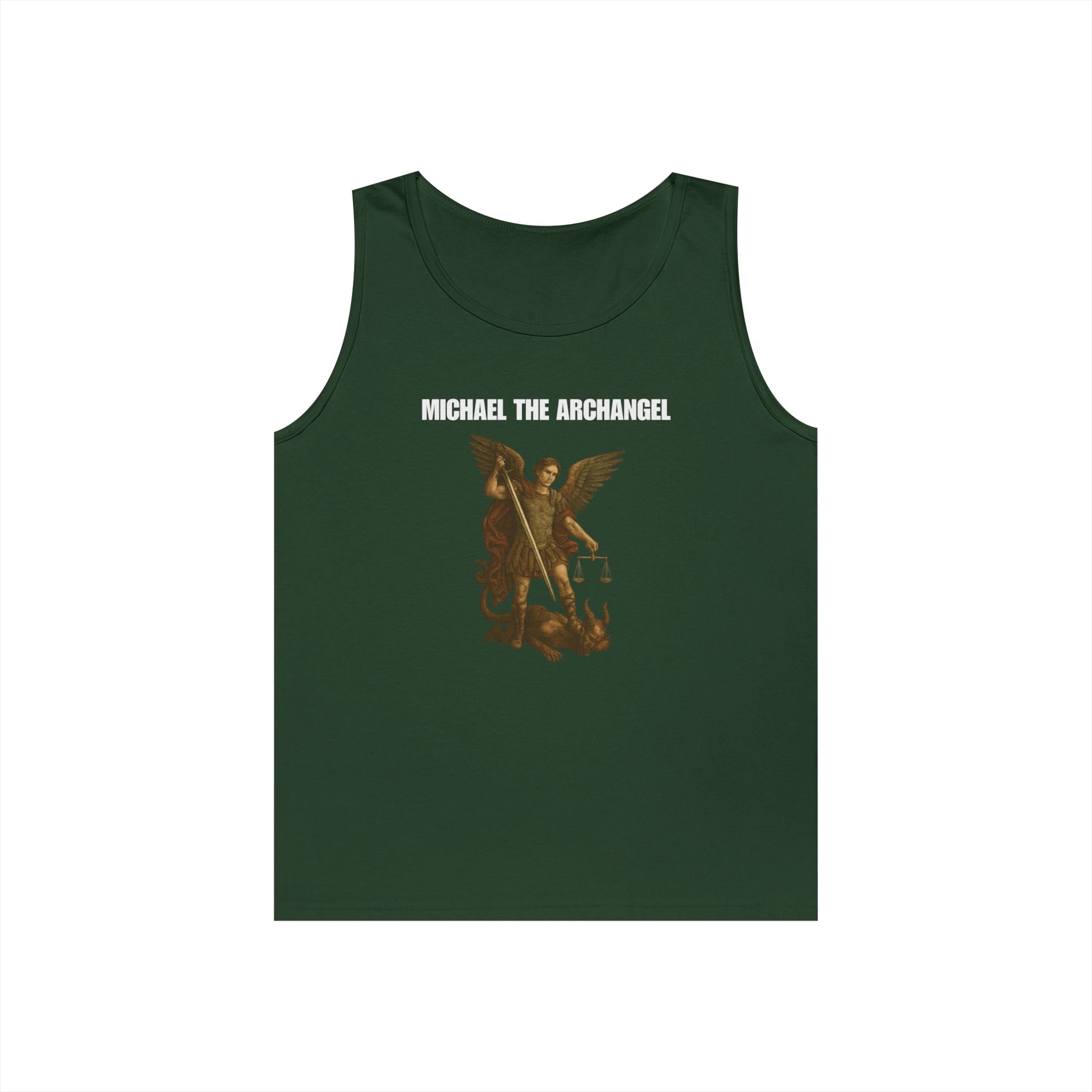 Michael The Arch Angel Heavy Cotton Tank Top