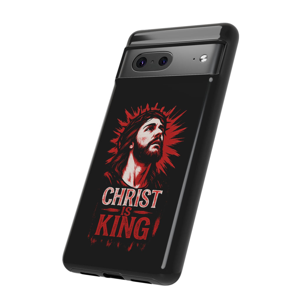 Christ is King Phone Case, Tough Phone Cover for Christian Faith