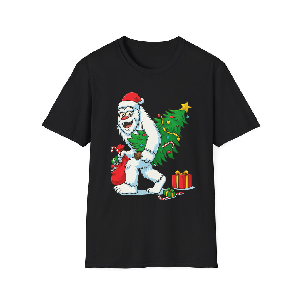 Yeti Stole Christmas T-Shirt | Funny Holiday Tee | Festive Unisex Cotton Shirt