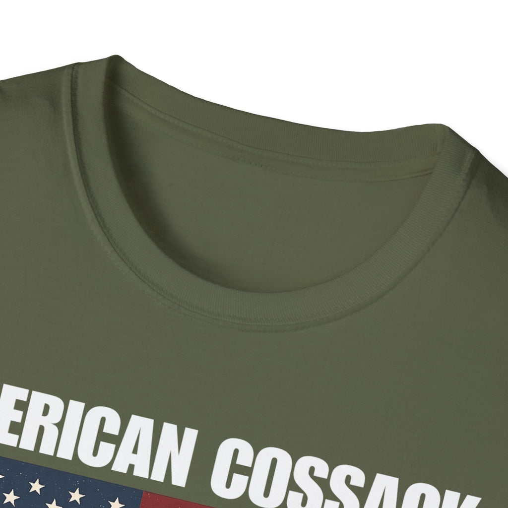 Patriotic American Cossack Softstyle T-Shirt