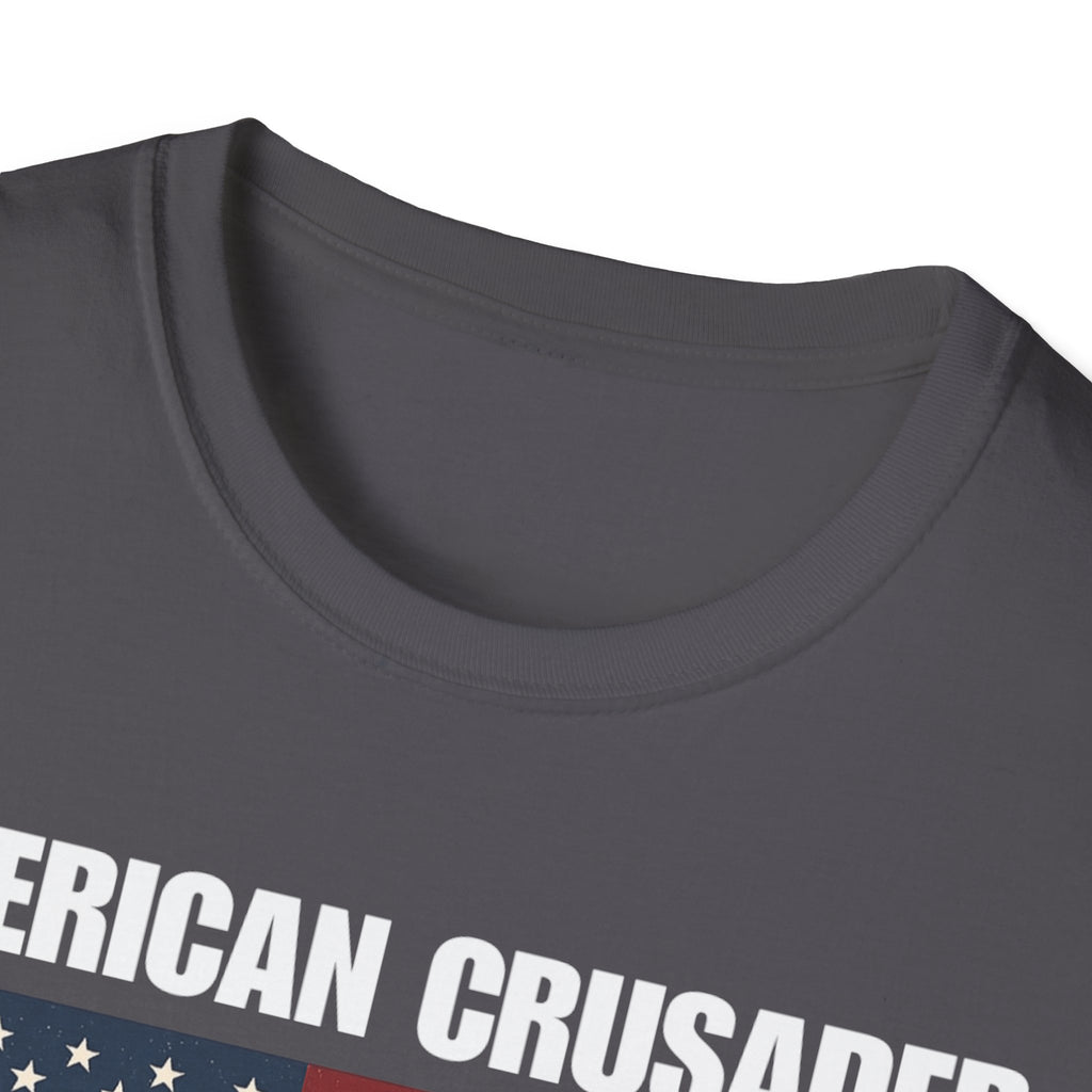 American Crusader Alt Color Design Softstyle Cotton T-Shirt