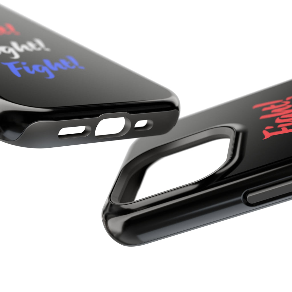Magnetic Phone Cases, Motivational Phone Cover, Fight! Fight! Fight! Case, Personalized Phone Accessory, Unique Gift for Fighters