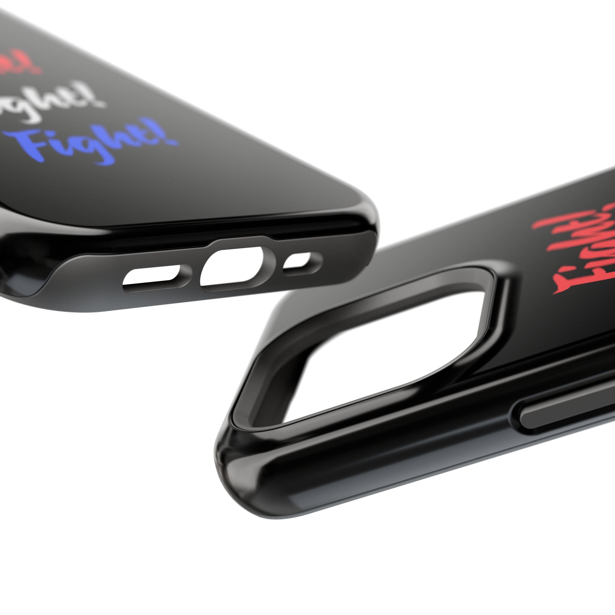 Magnetic Phone Cases, Motivational Phone Cover, Fight! Fight! Fight! Case, Personalized Phone Accessory, Unique Gift for Fighters