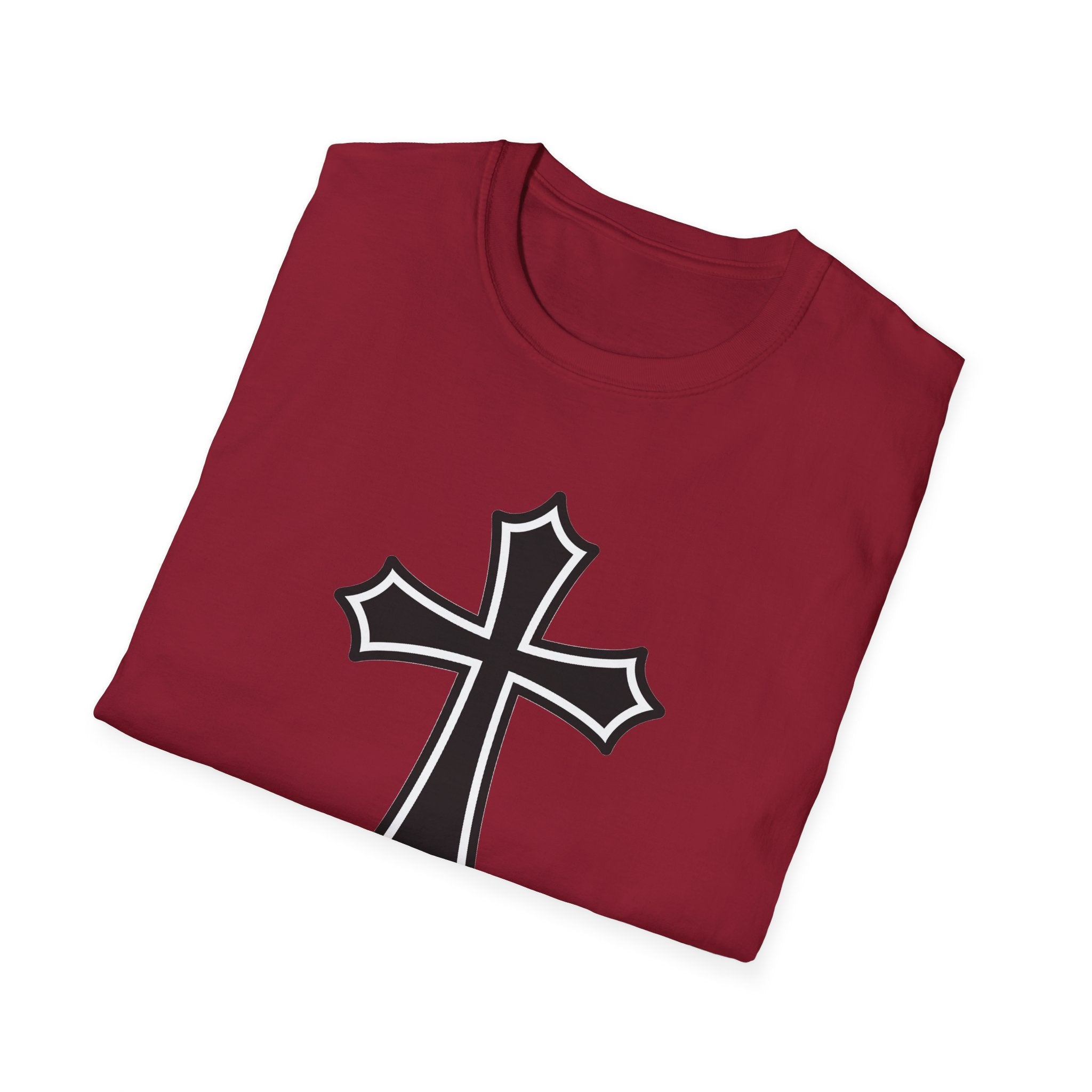 Medieval Style Cross Softstyle T-Shirt