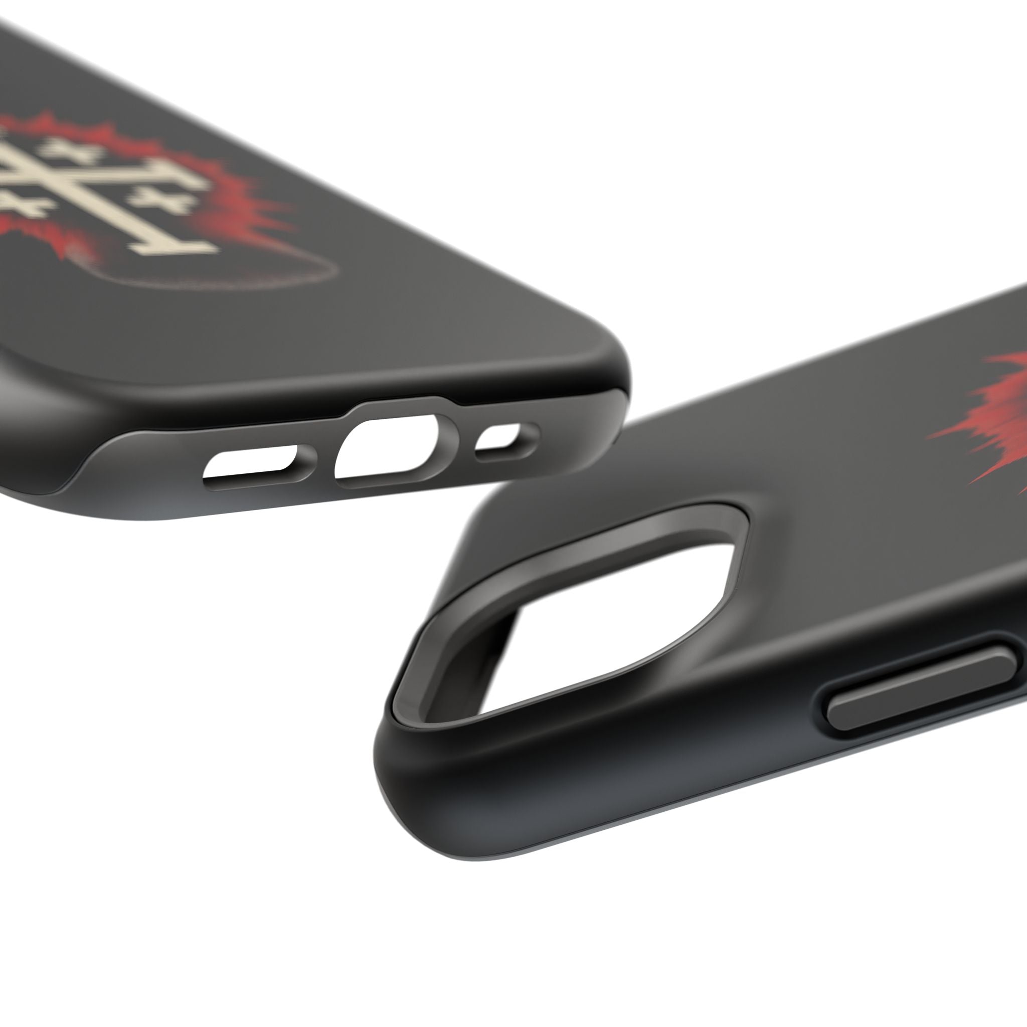 Cross Graphic Impact-Resistant Magnetic Phone Case