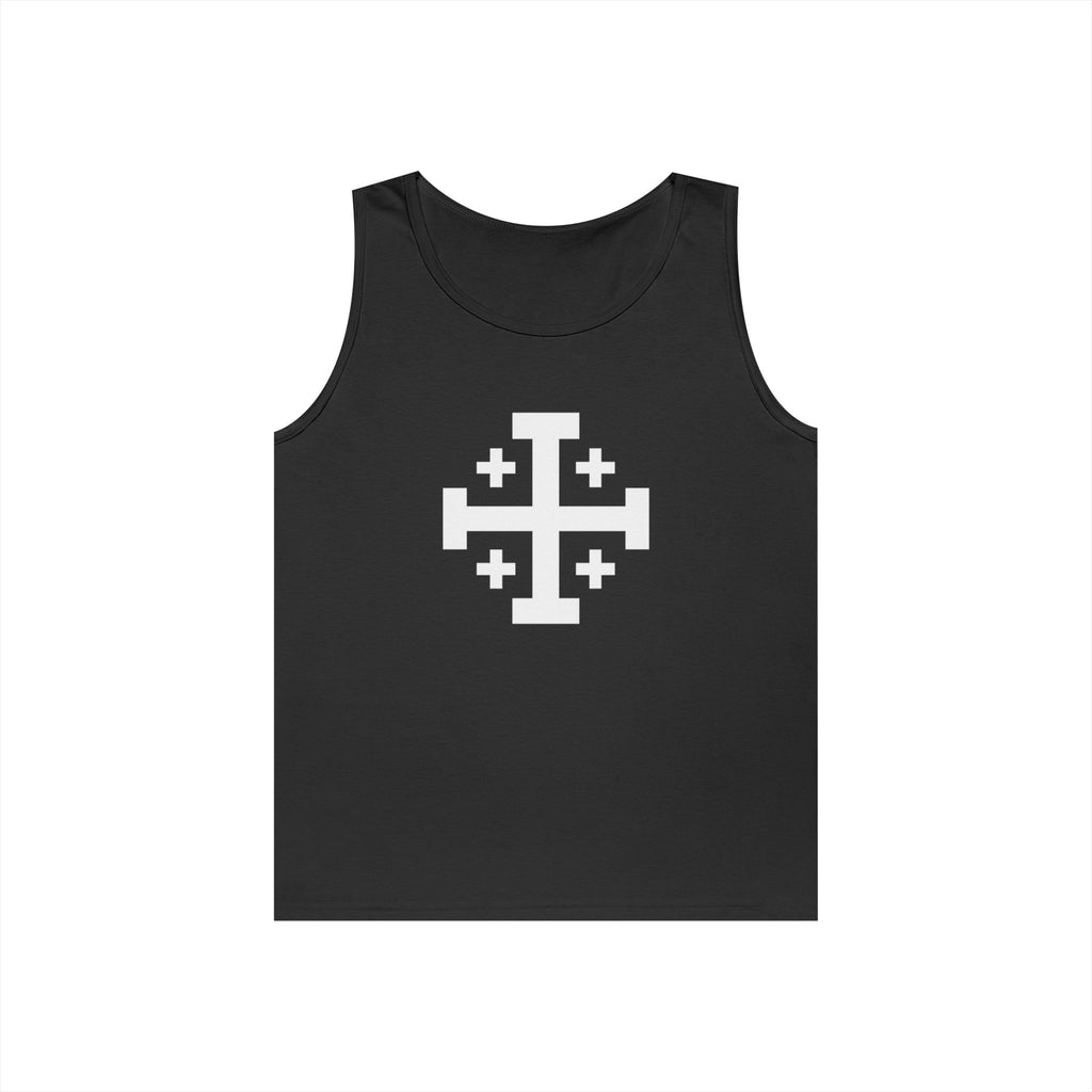 Cross of Jerusalem Unisex Heavy Cotton Tank Top