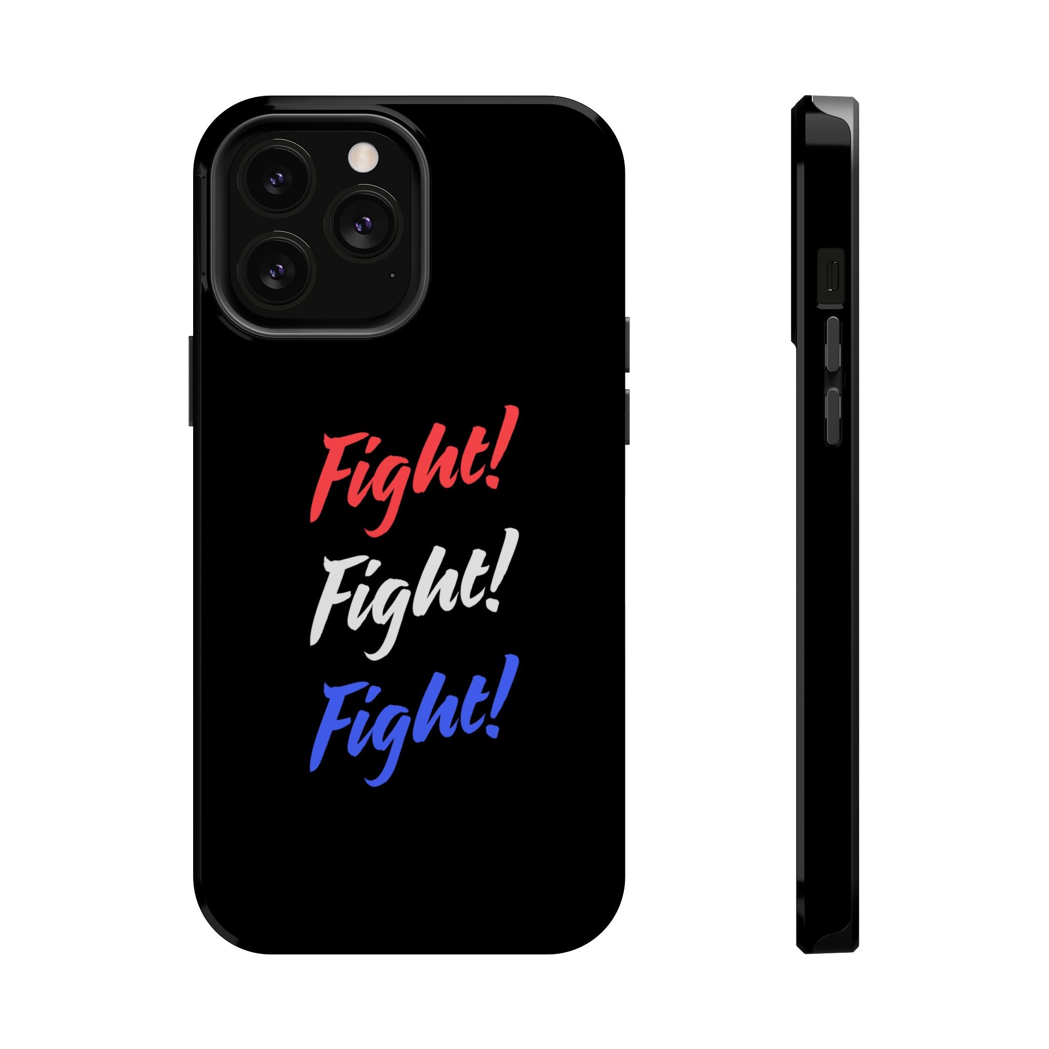 Magnetic Phone Cases, Motivational Phone Cover, Fight! Fight! Fight! Case, Personalized Phone Accessory, Unique Gift for Fighters