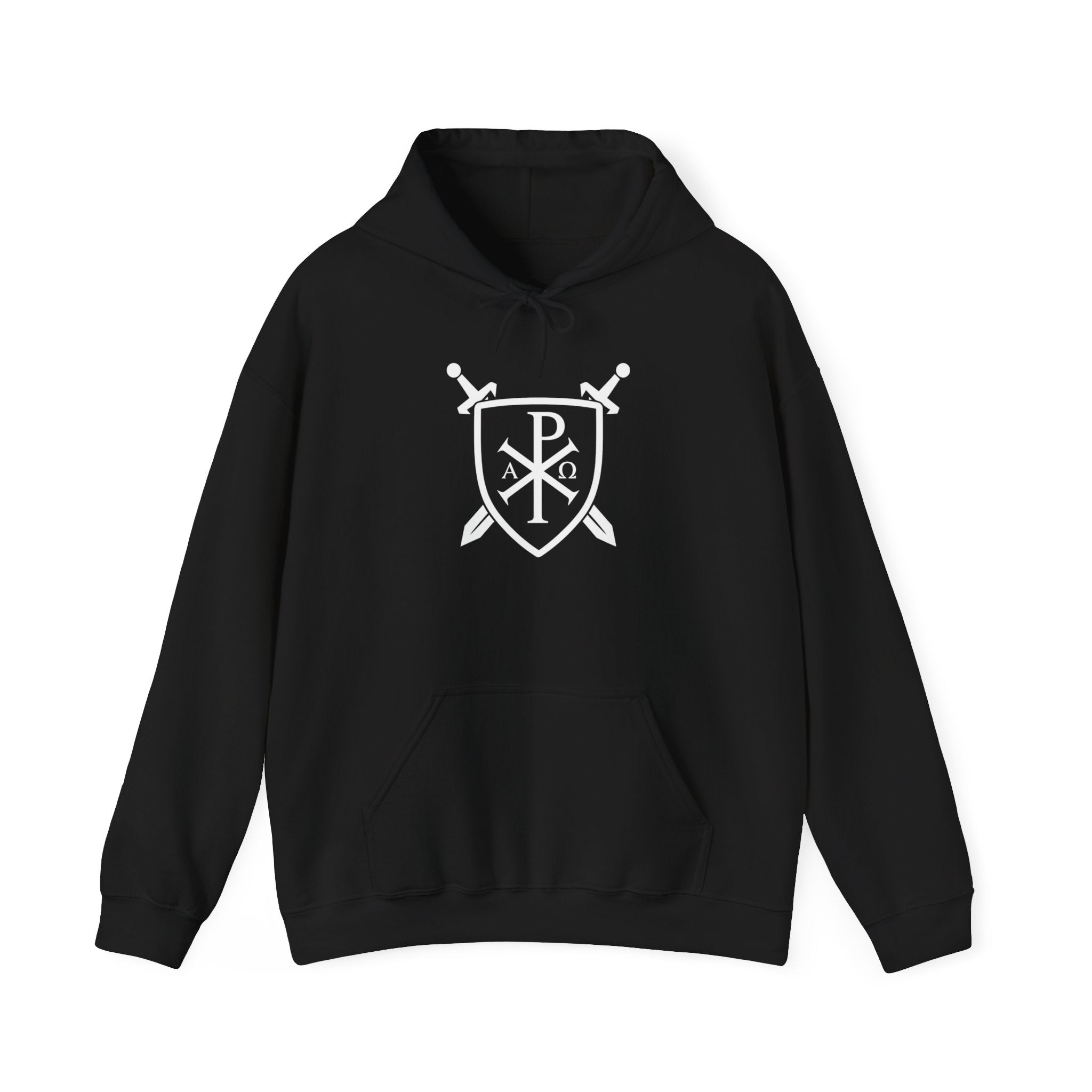 Pi Chi Rho Swords and Shield Crest Pull Over Hoodie Sweatshirt