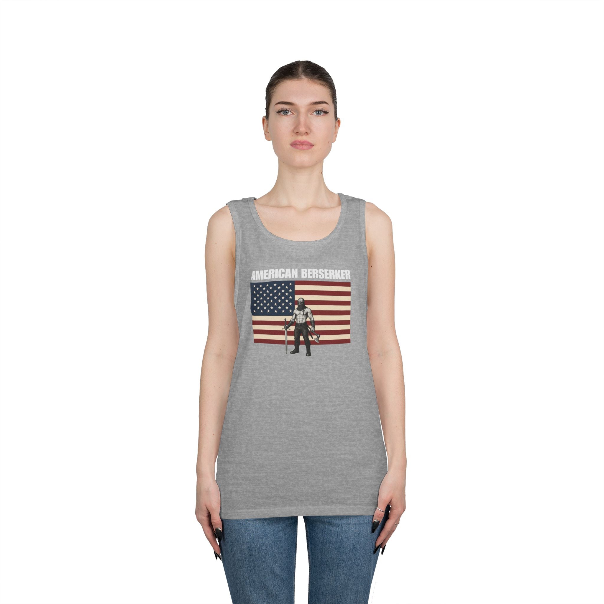 Bold American Berserker Heavy Cotton Tank Top