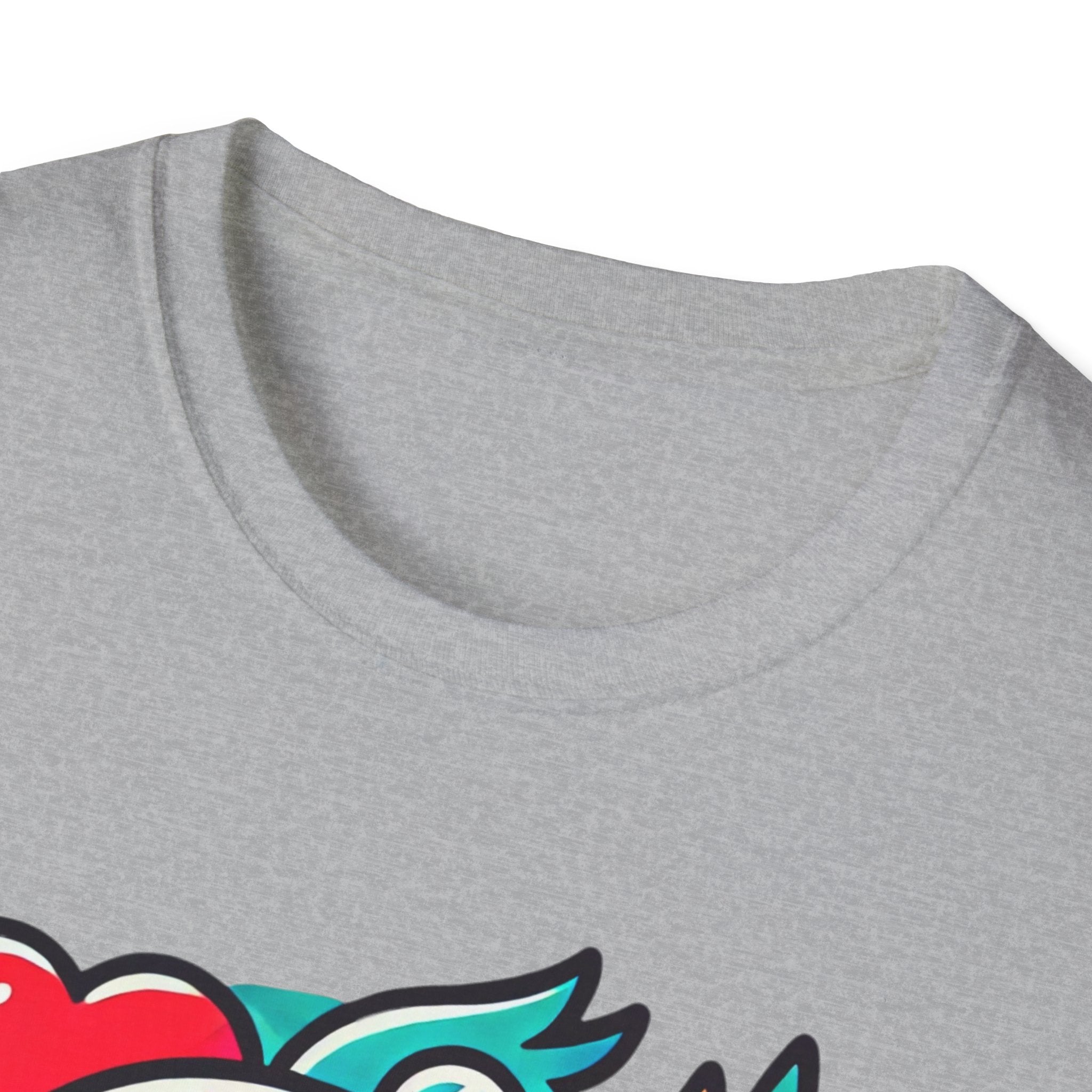 Funny 'I Love Boobies!' Boobie Bird Softstyle Cotton T-Shirt