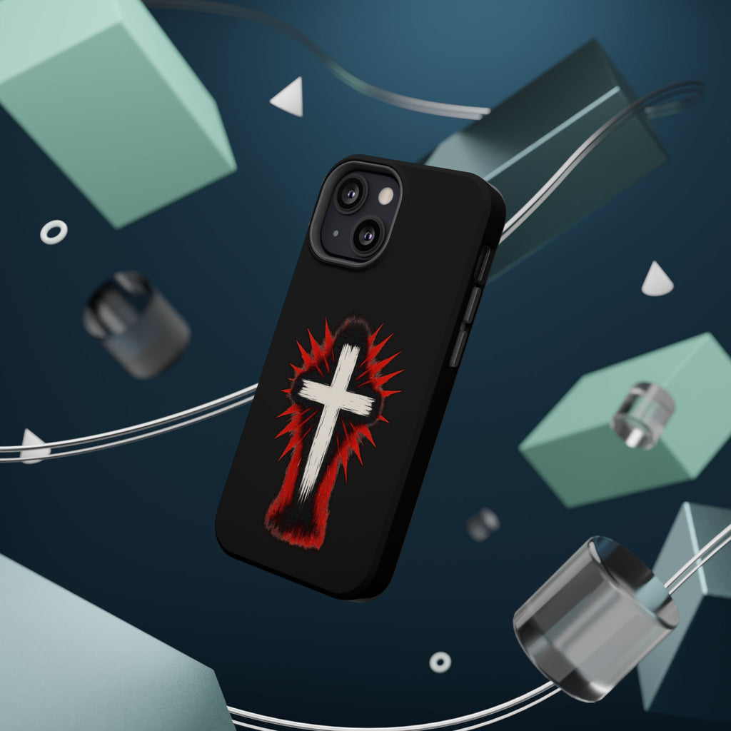 Crucifix Magnetic Impact Resistant Phone Case