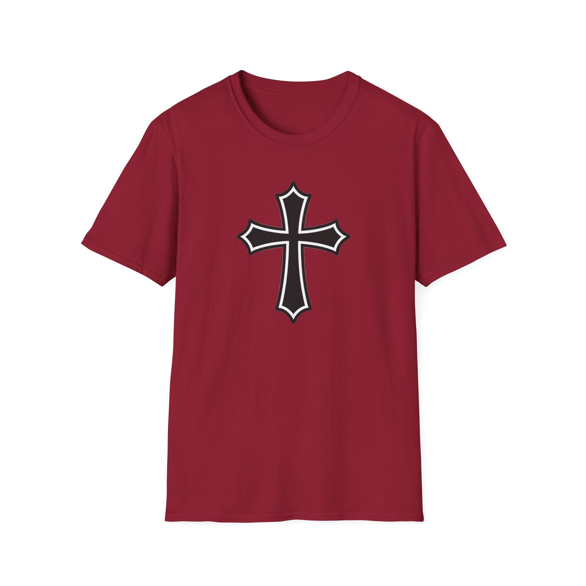 Medieval Style Cross Softstyle T-Shirt