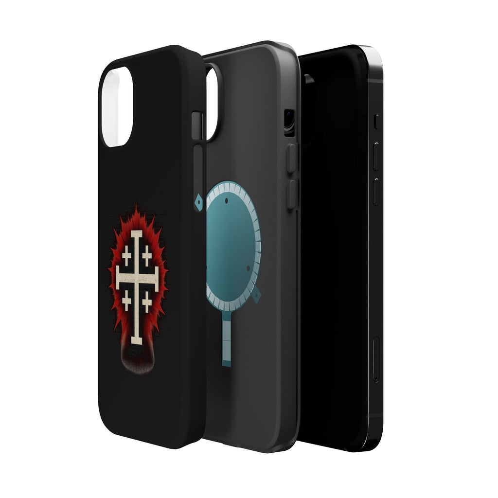 Cross Graphic Impact-Resistant Magnetic Phone Case