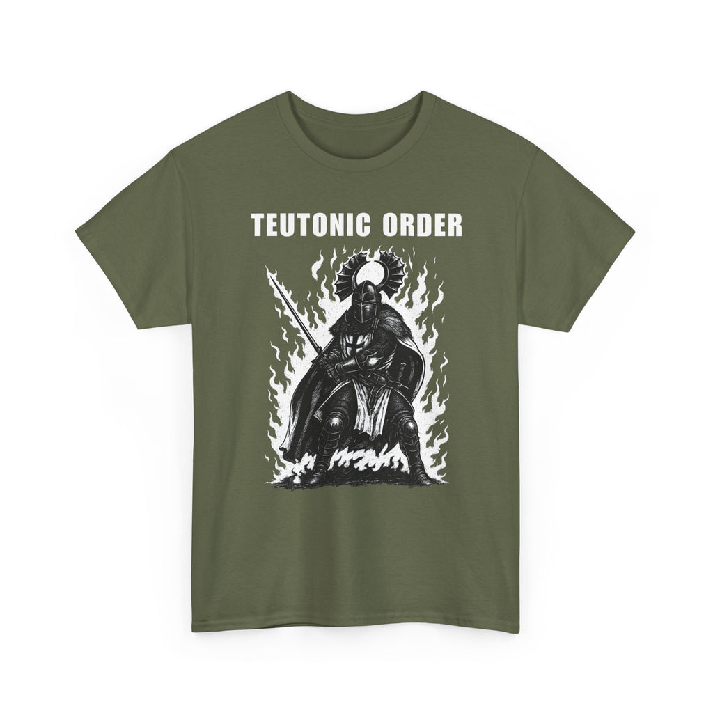 Teutonic Order Graphic Tee, Unisex Heavy Cotton Shirt