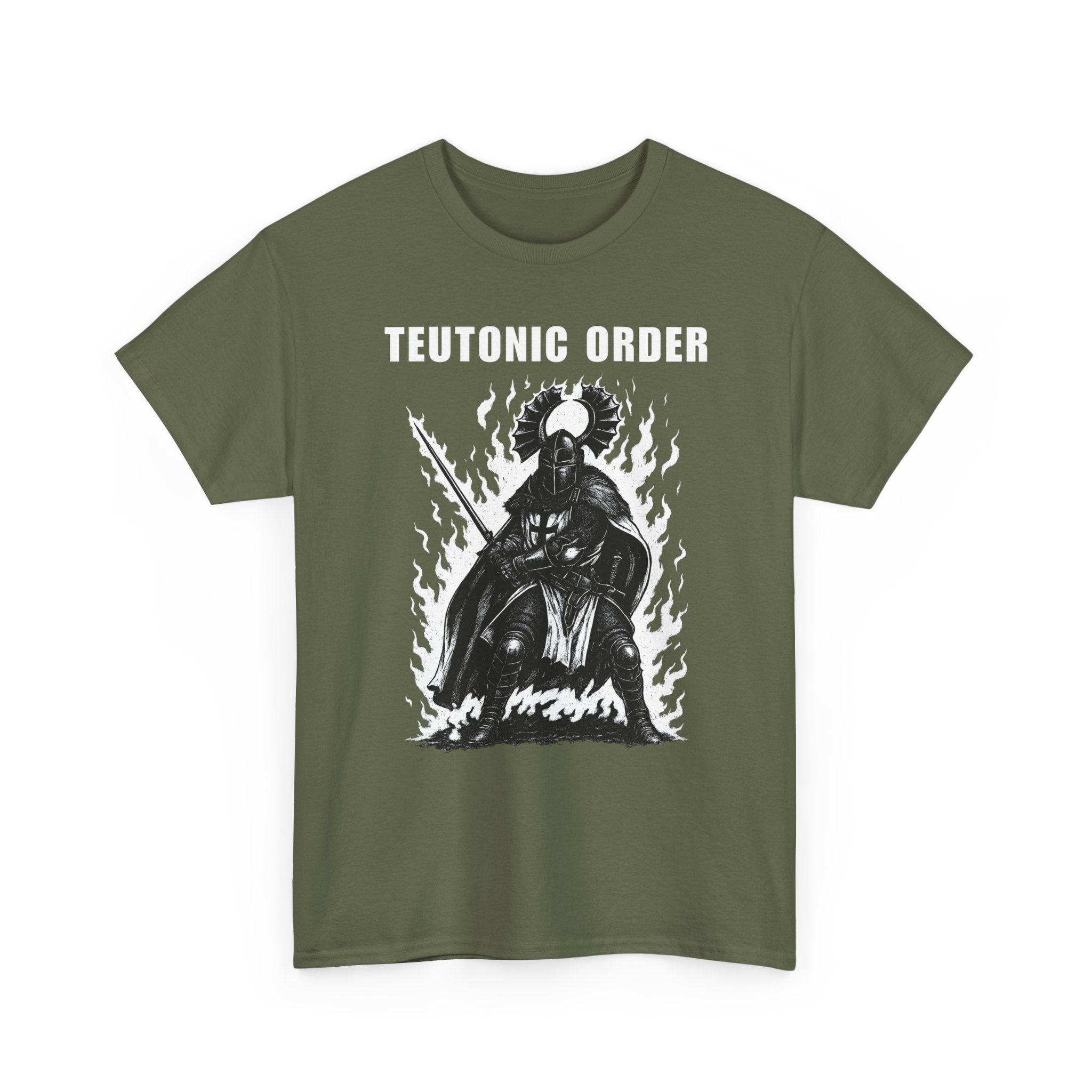 Teutonic Order Graphic Tee, Unisex Heavy Cotton Shirt