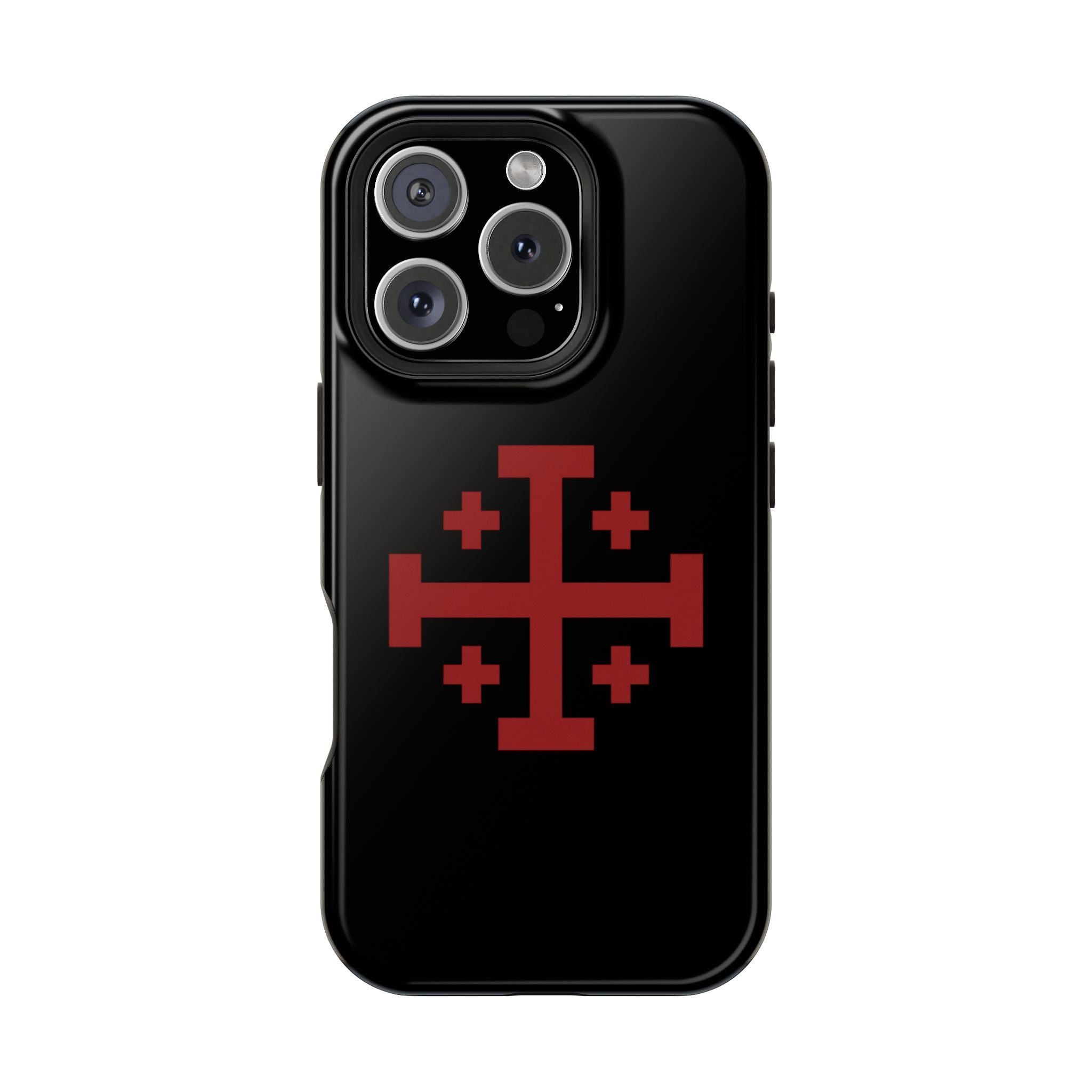 Cross Of Jerusalem Red Design Magnetic Impact-Resistant Cases