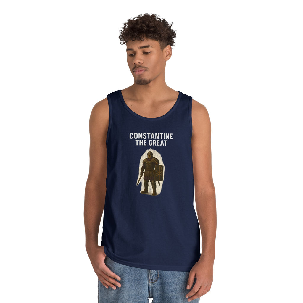 Constantine the Great Alt Design Heavy Cotton Tank Top