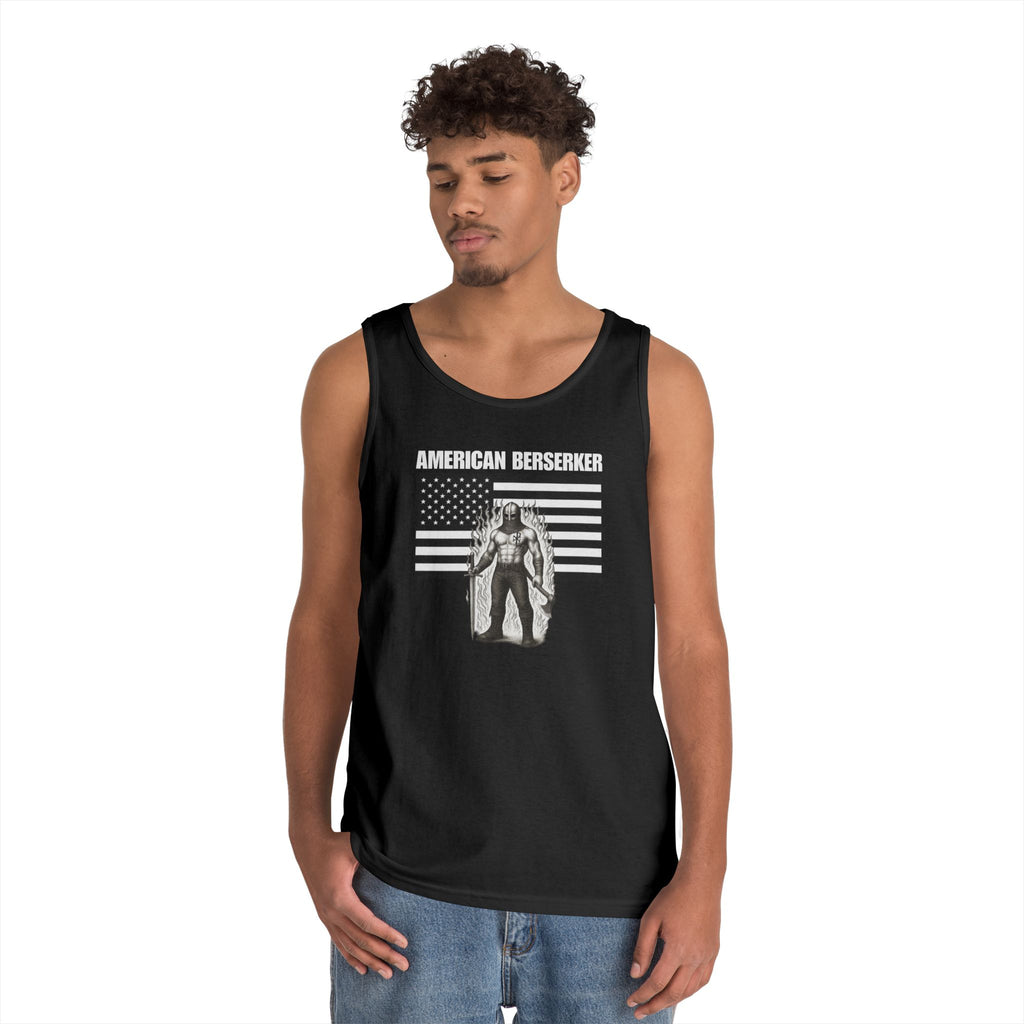 American Berserker Alt Design 3 Heavy Cotton Tank Top