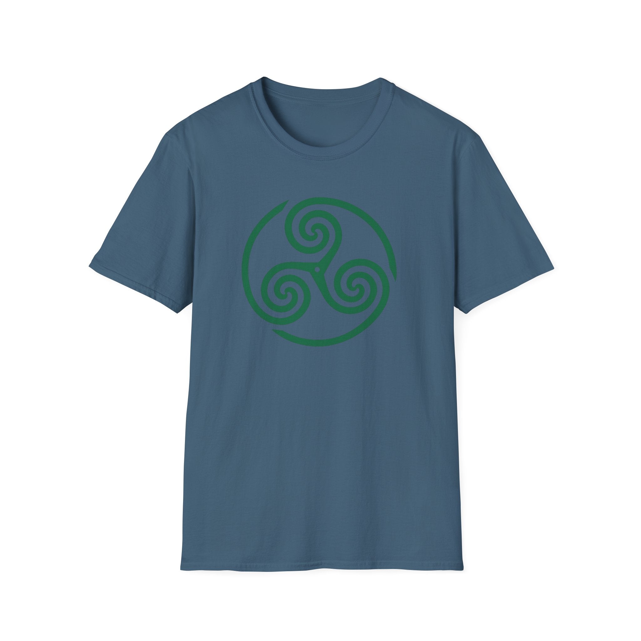 Celtic Spiral Triskele Symbol Alt Design White T-Shirt