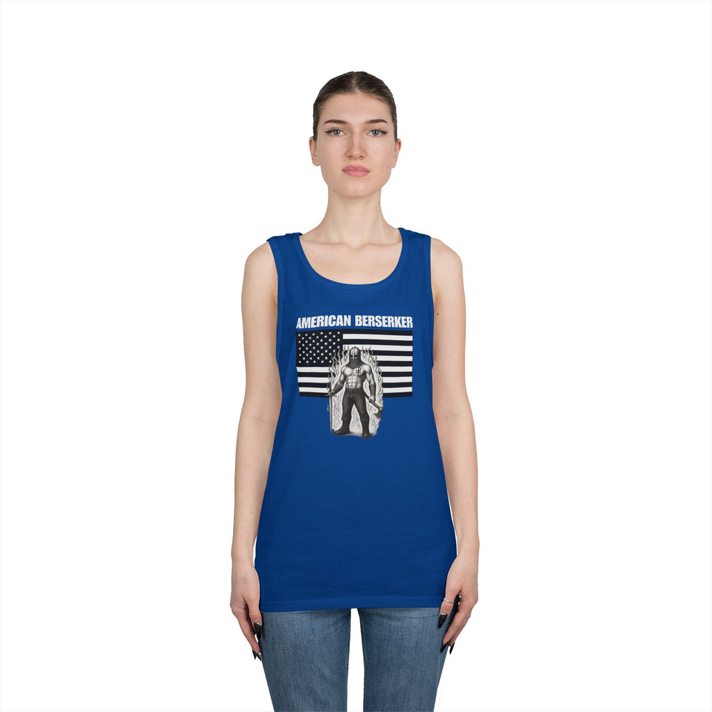 American Berserker Alt Design 3 Heavy Cotton Tank Top