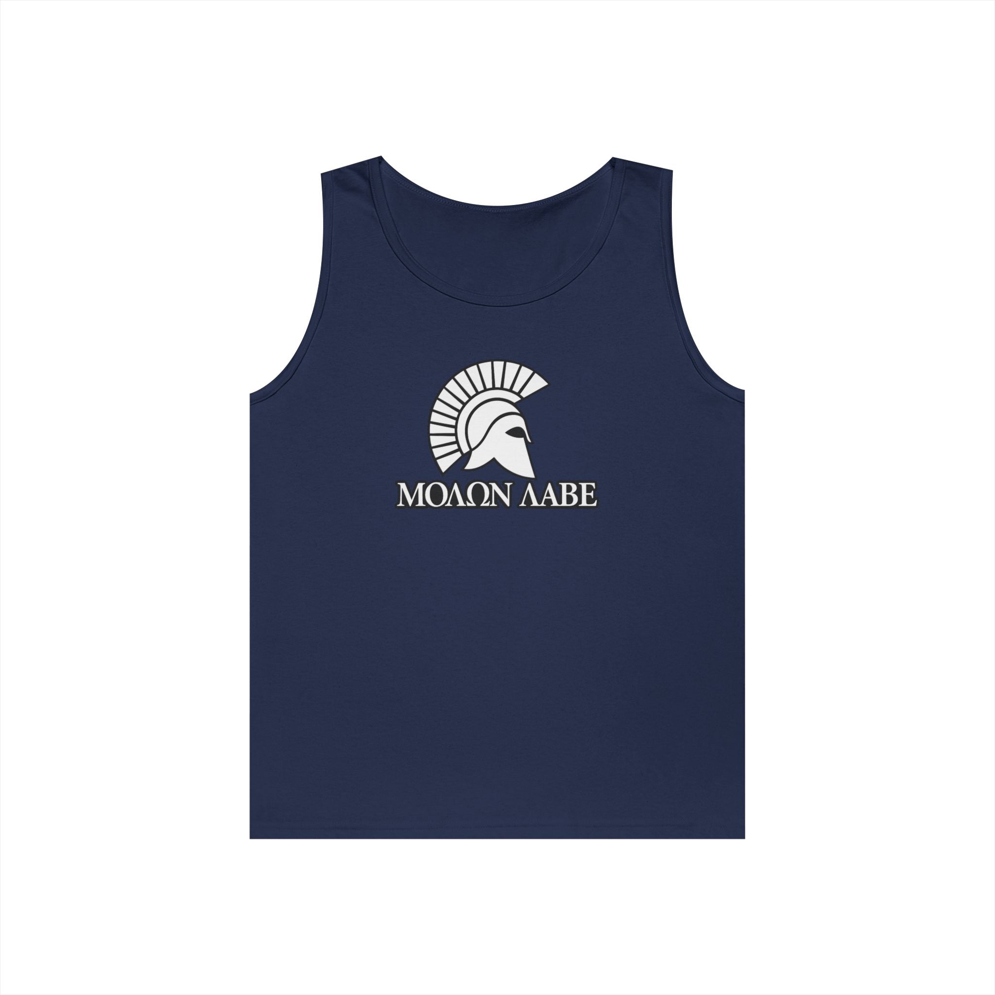 Molon Labe "Come and Take It!" in Greek Heavy Cotton Tank Top
