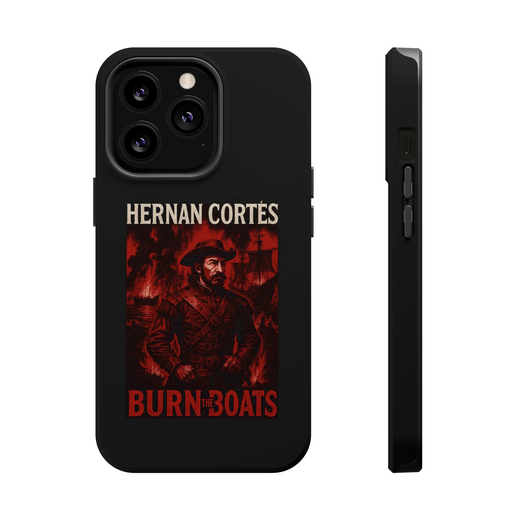 Hernan Cortes Impact-Resistant Magnetic Phone Case