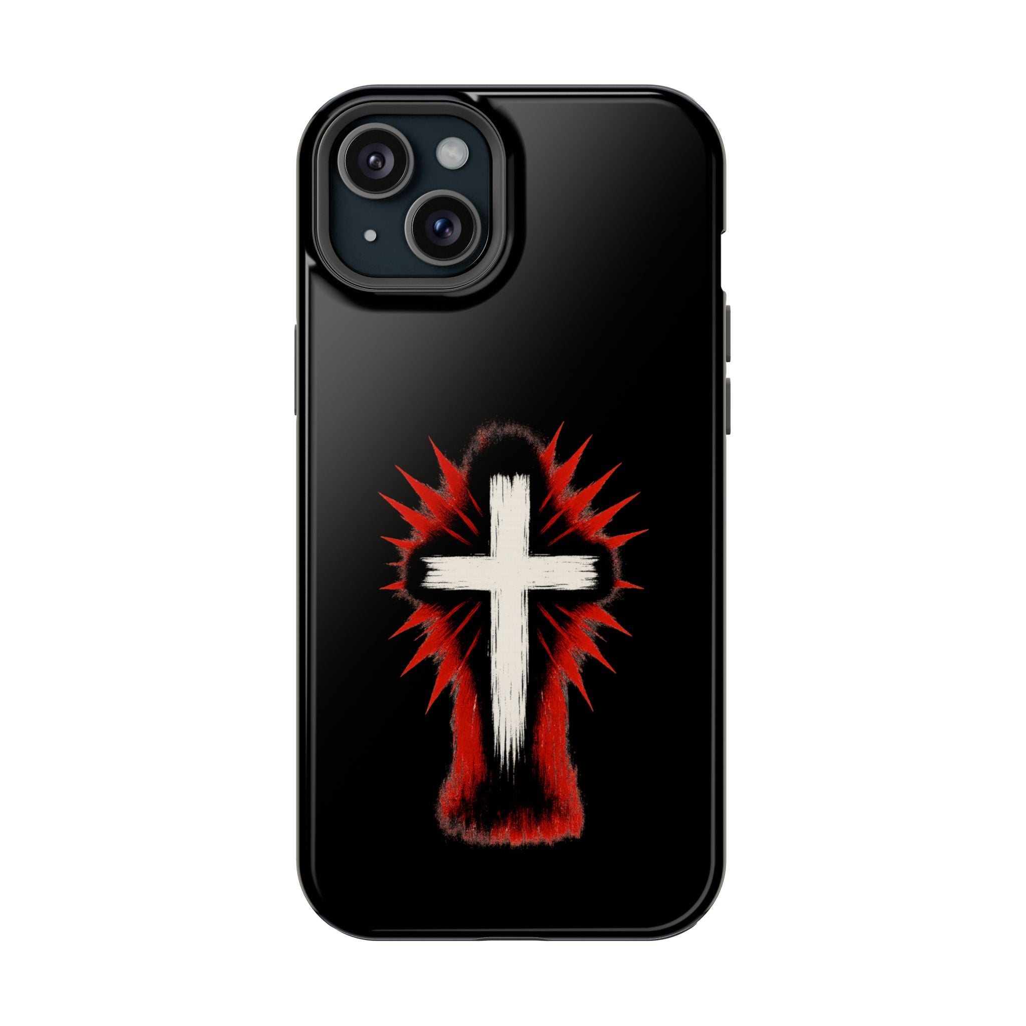 Crucifix Magnetic Impact Resistant Phone Case
