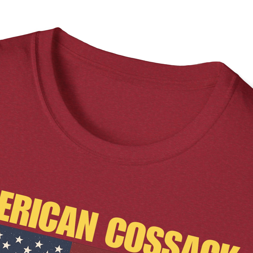 Patriotic American Cossack Alt Design Softstyle T-Shirt