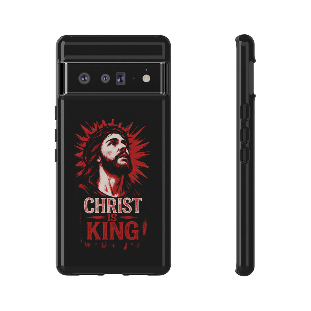 Christ is King Phone Case, Tough Phone Cover for Christian Faith