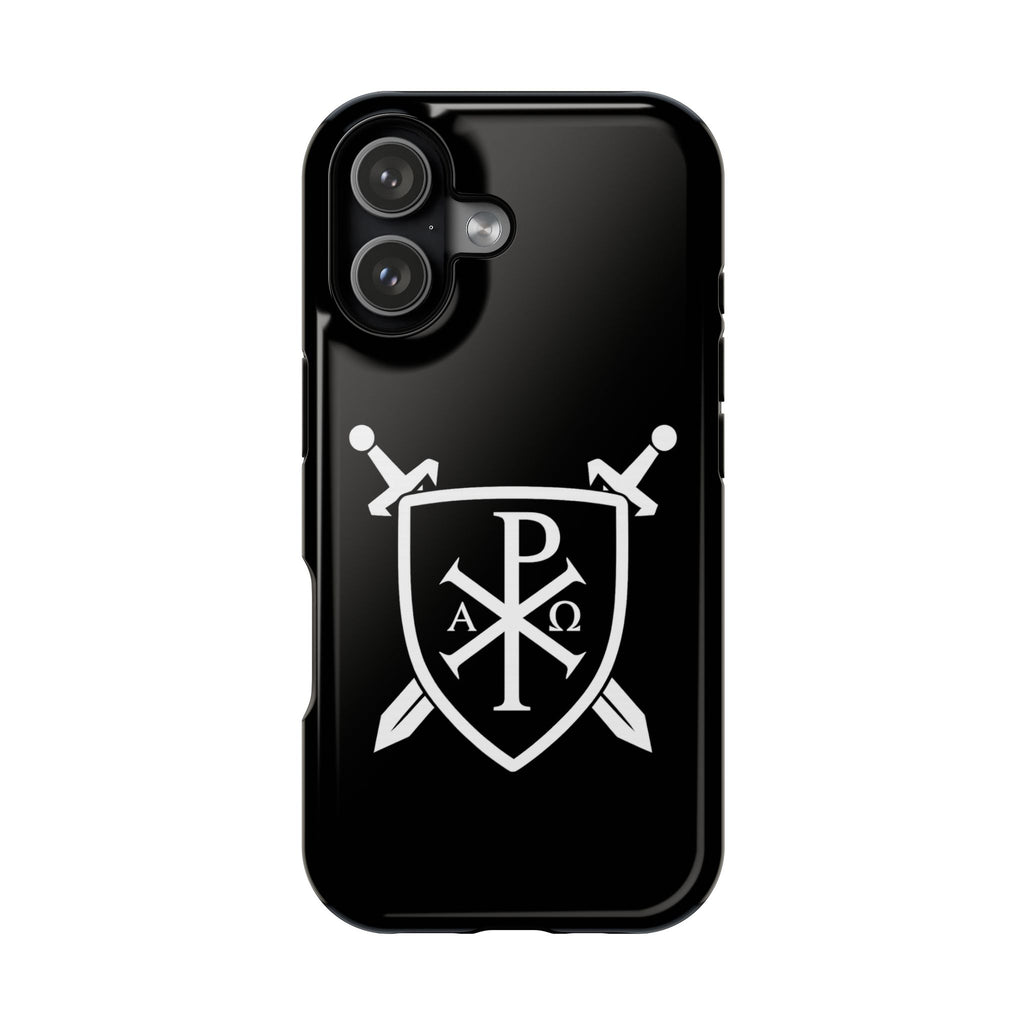 Swords and Shield Pi Chi Rho Graphic Design Magnetic Impact-Resistant Cases