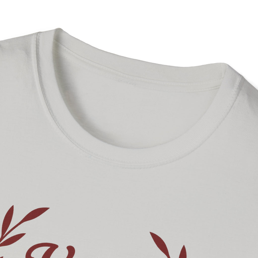 Veni Vidi Vici Red Design Softstyle T-Shirt