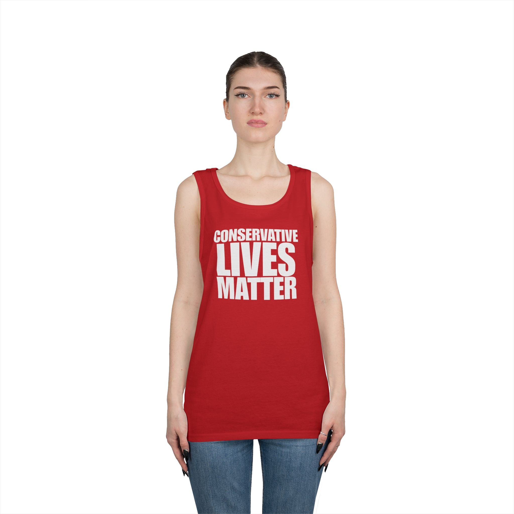 Conservative Lives Matter Heavy Cotton Tank Top