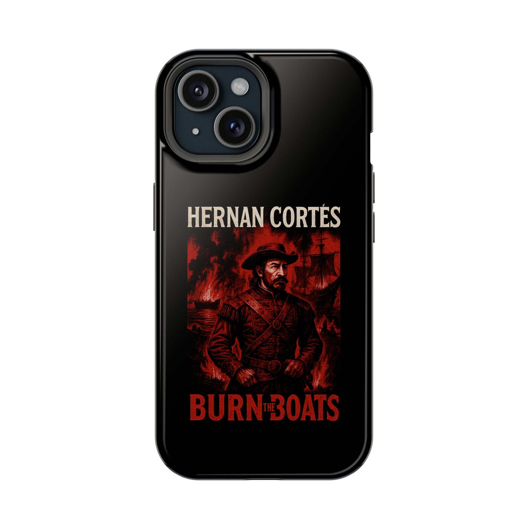 Hernan Cortes Impact-Resistant Magnetic Phone Case