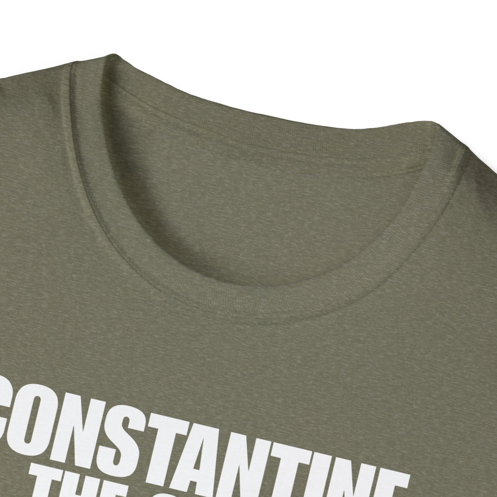 Constantine the Great White Design Unisex Softstyle T-Shirt