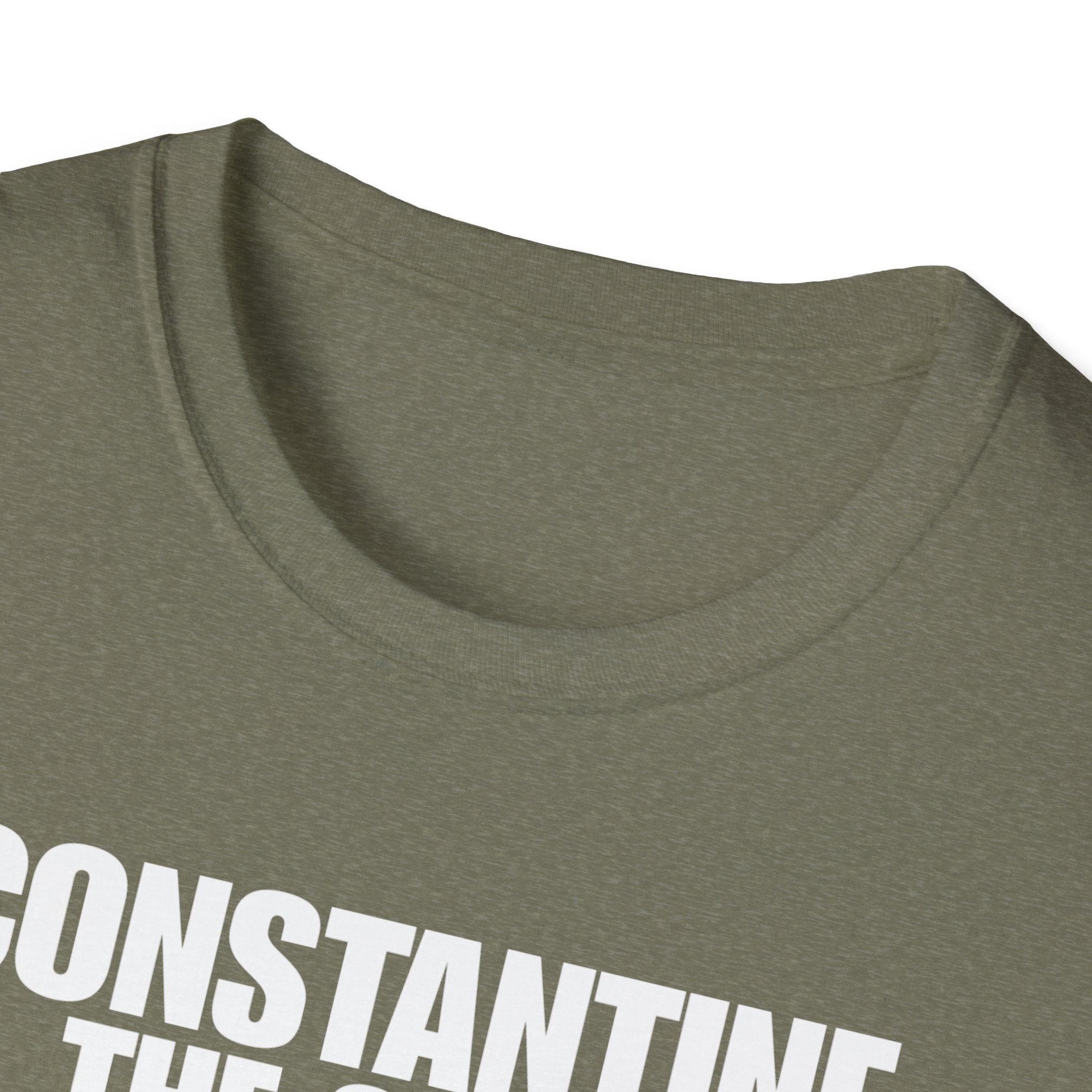 Constantine the Great White Design Unisex Softstyle T-Shirt