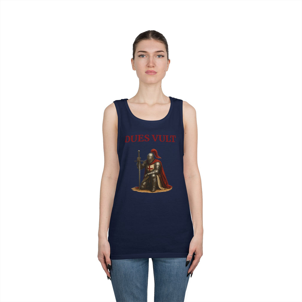 Knight-Inspired Dues Vult Crusader Tank Top