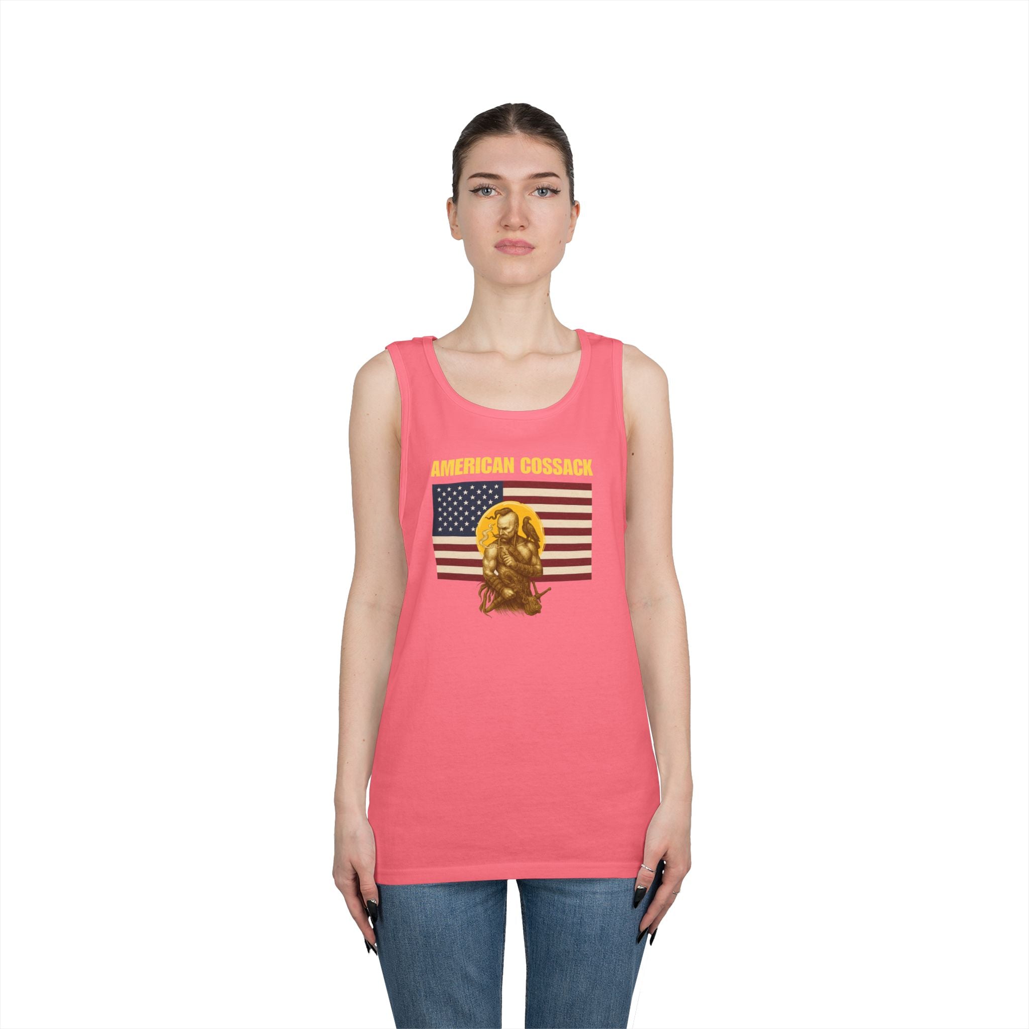 American Cossack Heavy Cotton Tank Top