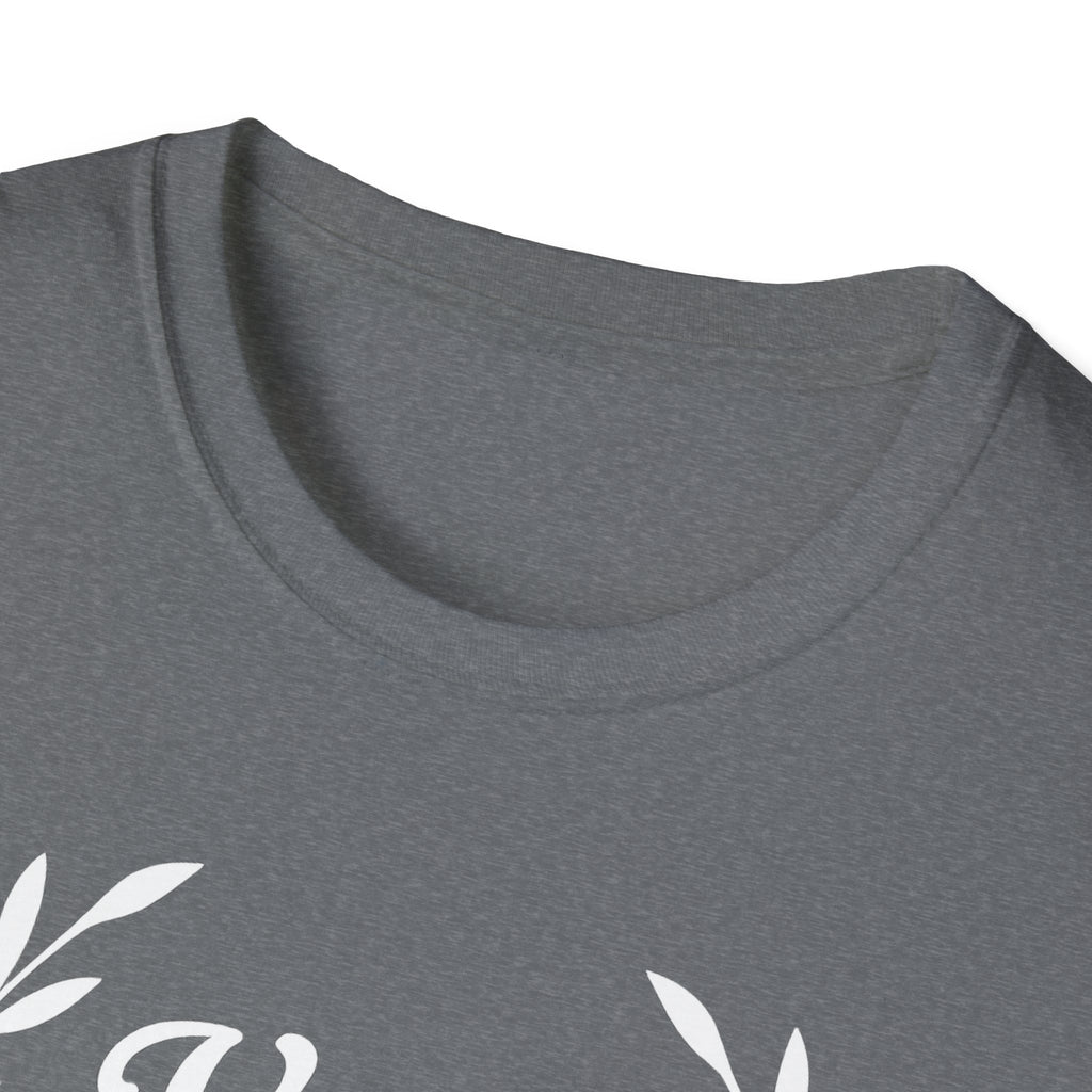 Veni Vidi Vici White Text Unisex  Softstyle T-Shirt