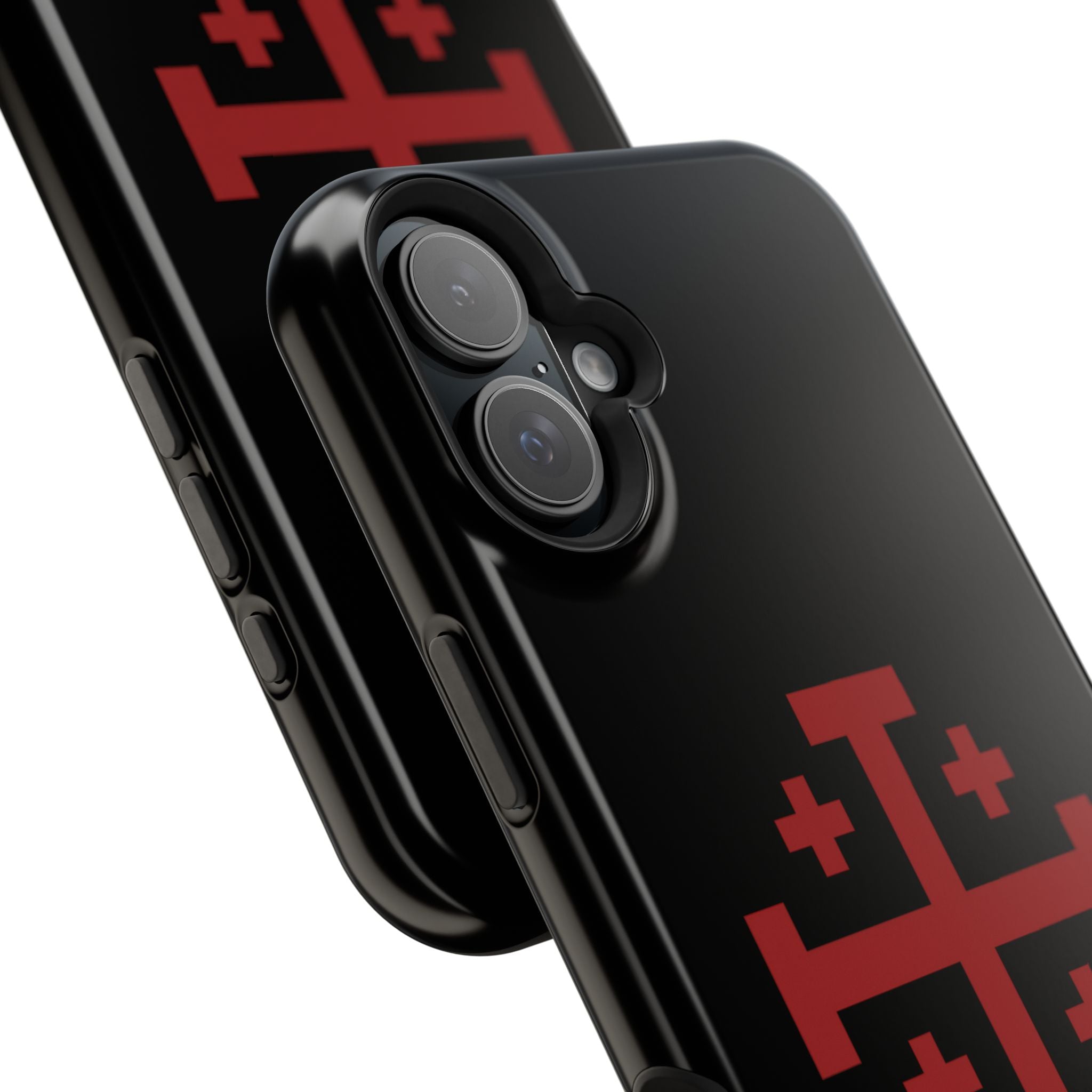 Cross Of Jerusalem Red Design Magnetic Impact-Resistant Cases