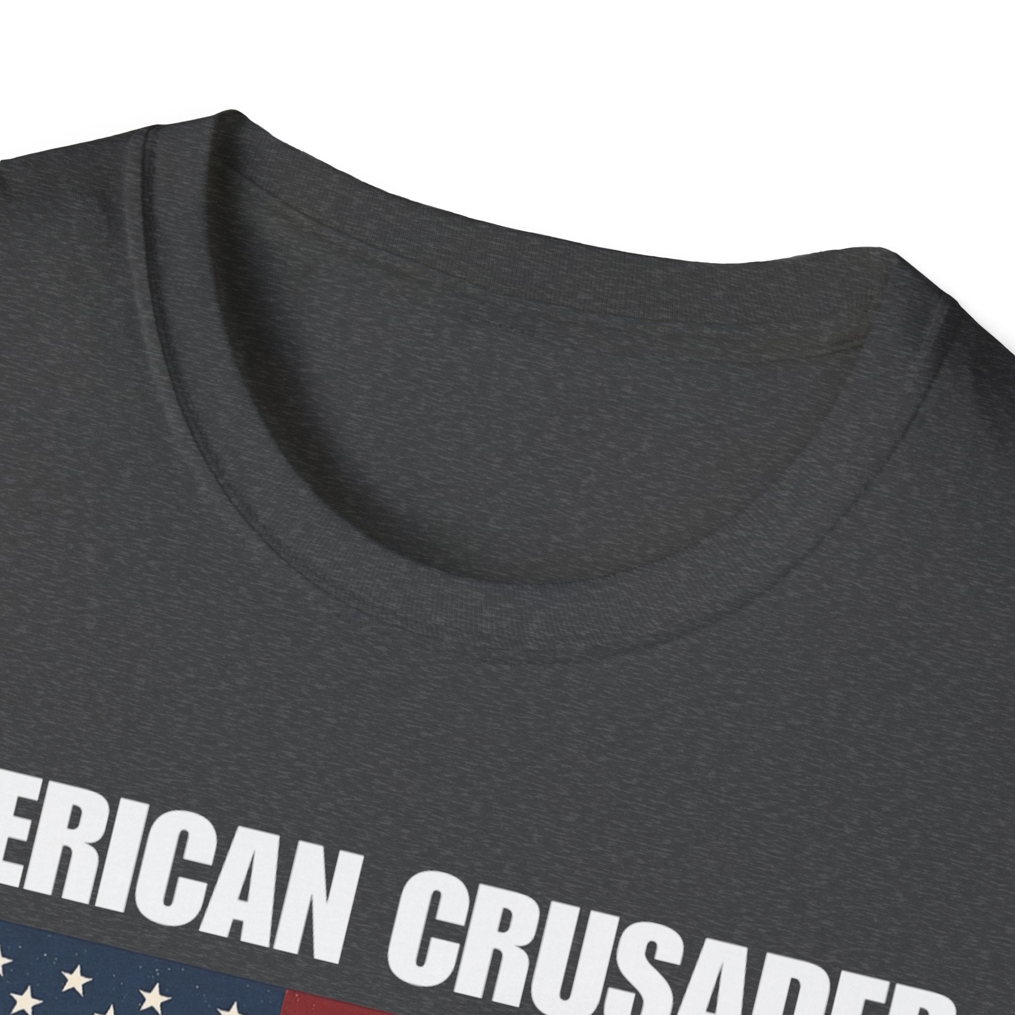American Crusader Alt Color Design Softstyle Cotton T-Shirt