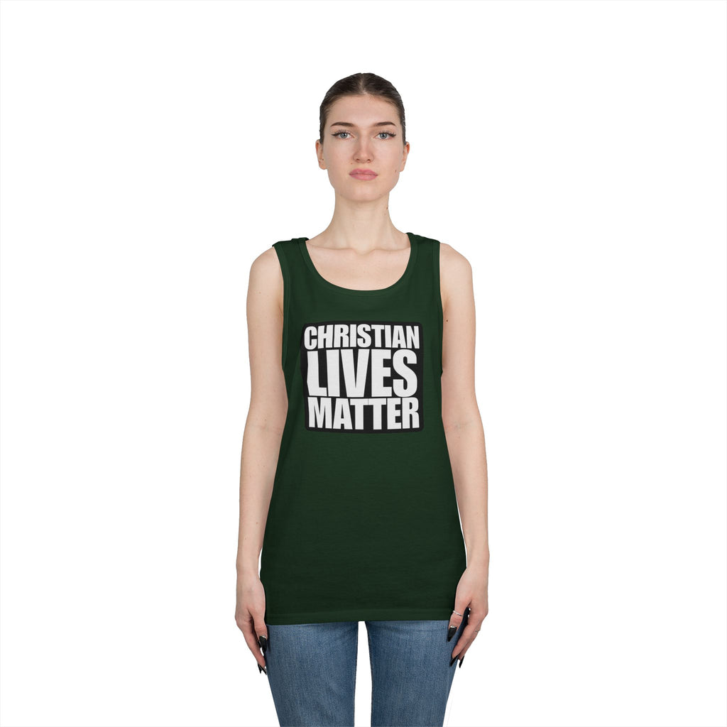 Christian Lives Matter Alt Design Heavy Cotton Tank Top