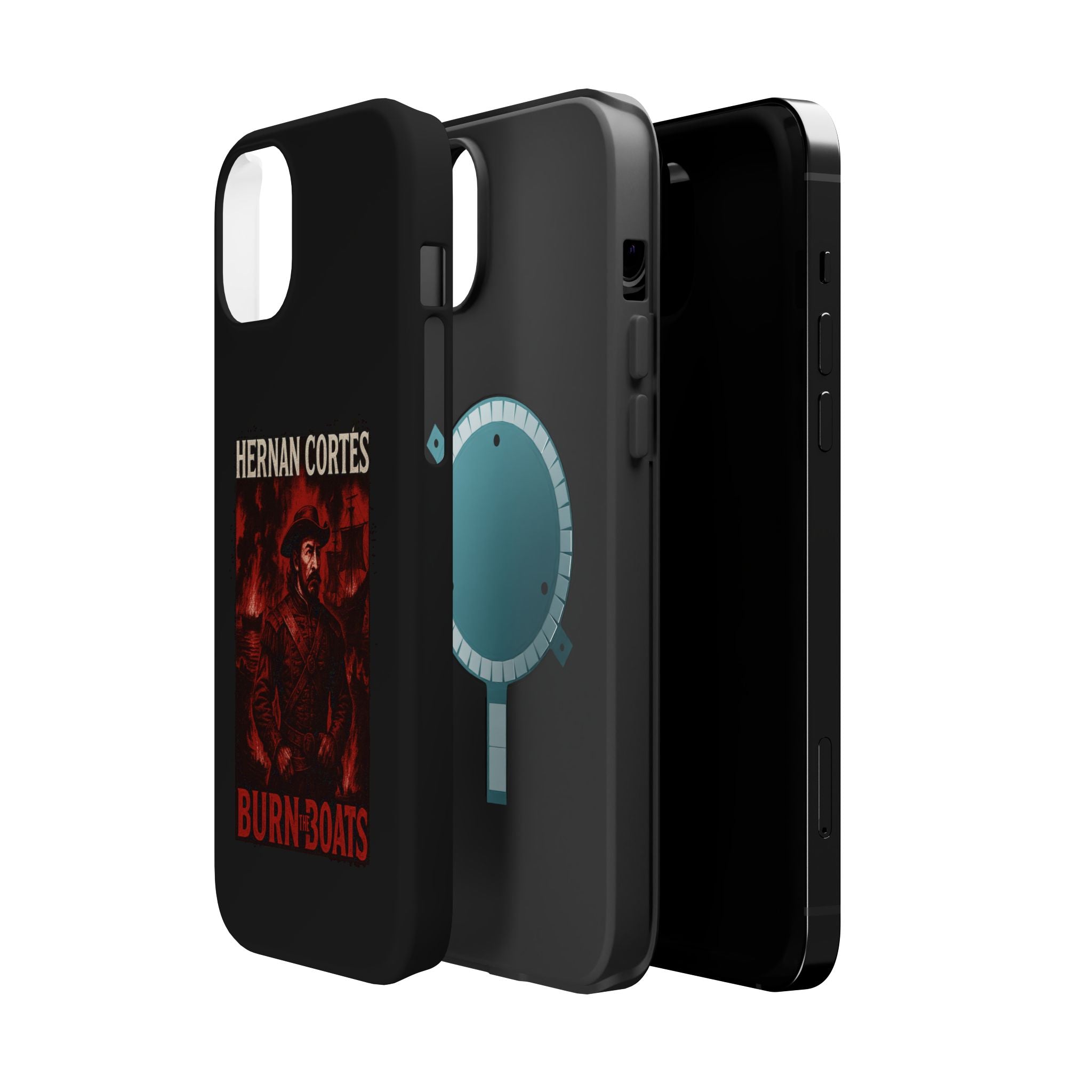 Hernan Cortes Impact-Resistant Magnetic Phone Case