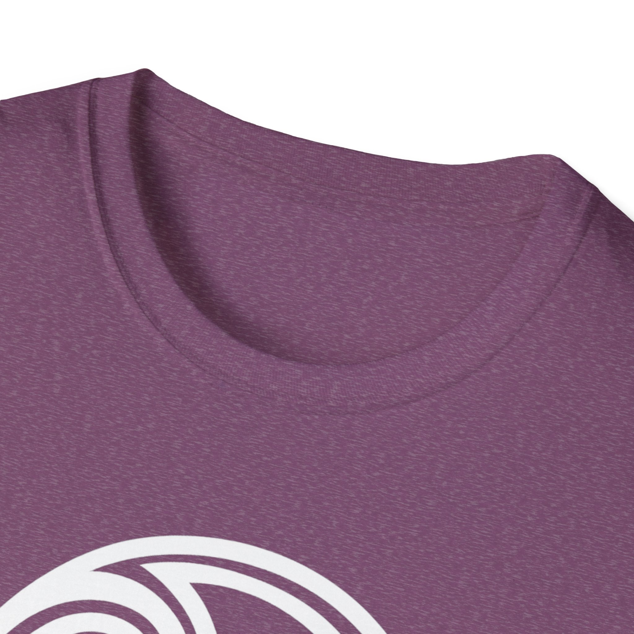 Triskele Trinity Symbol White Design Softstyle T-Shirt